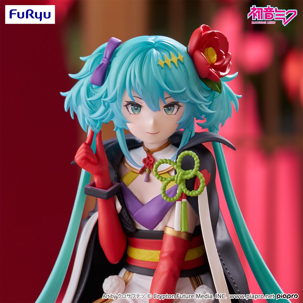 Vocaloid Hatsune Miku Flower Fairy Camellia Noodle Stopper Statue