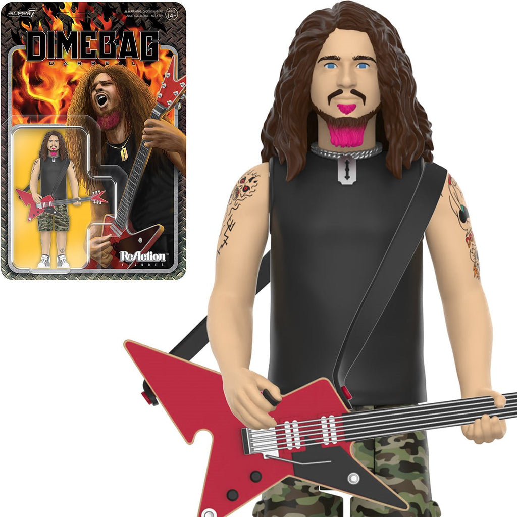 Dimebag Darrell Culprit 3 3/4-Inch ReAction Figure