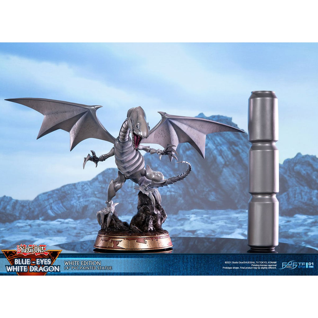 Yu-Gi-Oh! Blue-Eyes White Dragon 14-Inch White Statue