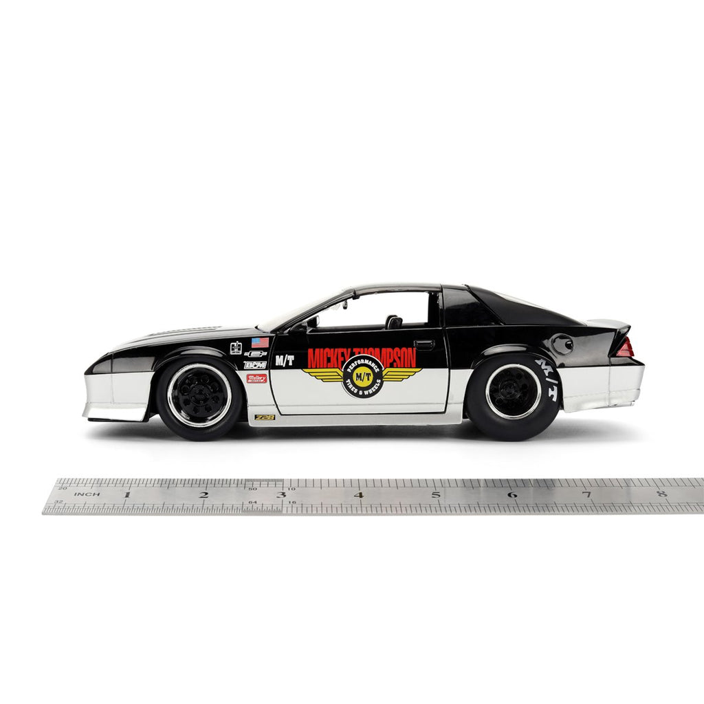 Bigtime Muscle 1985 Chevrolet Camaro Mickey Thompson 1:24 Scale Die-Cast Metal Vehicle