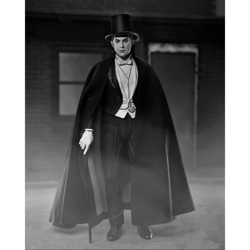 Universal Monsters Ultimate Dracula Carfax Abbey Black and White Version 7-Inch Scale Action Figure