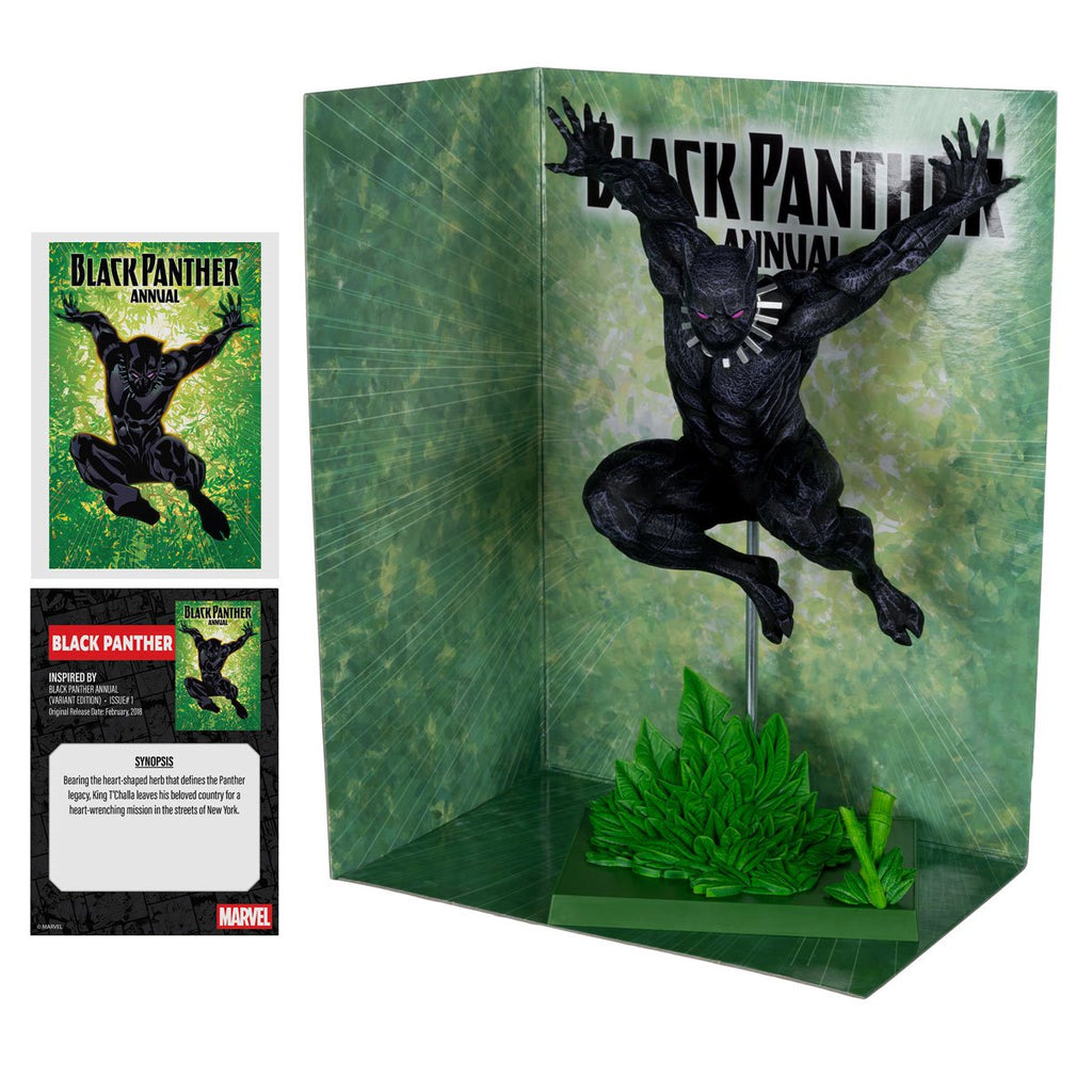 Marvel Wave 7 Black Panther Annual Variant #1 1:6 Scale Posed Figure with Scene and Comic