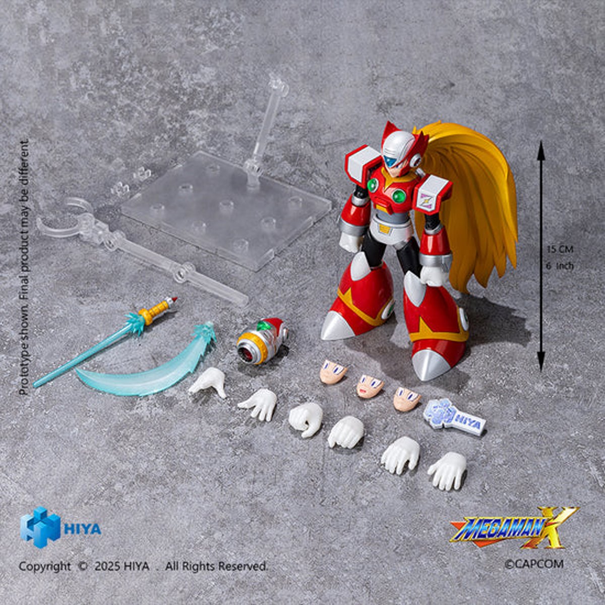 Mega Man X Zero Exquisite Basic Series None Scale Action Figure