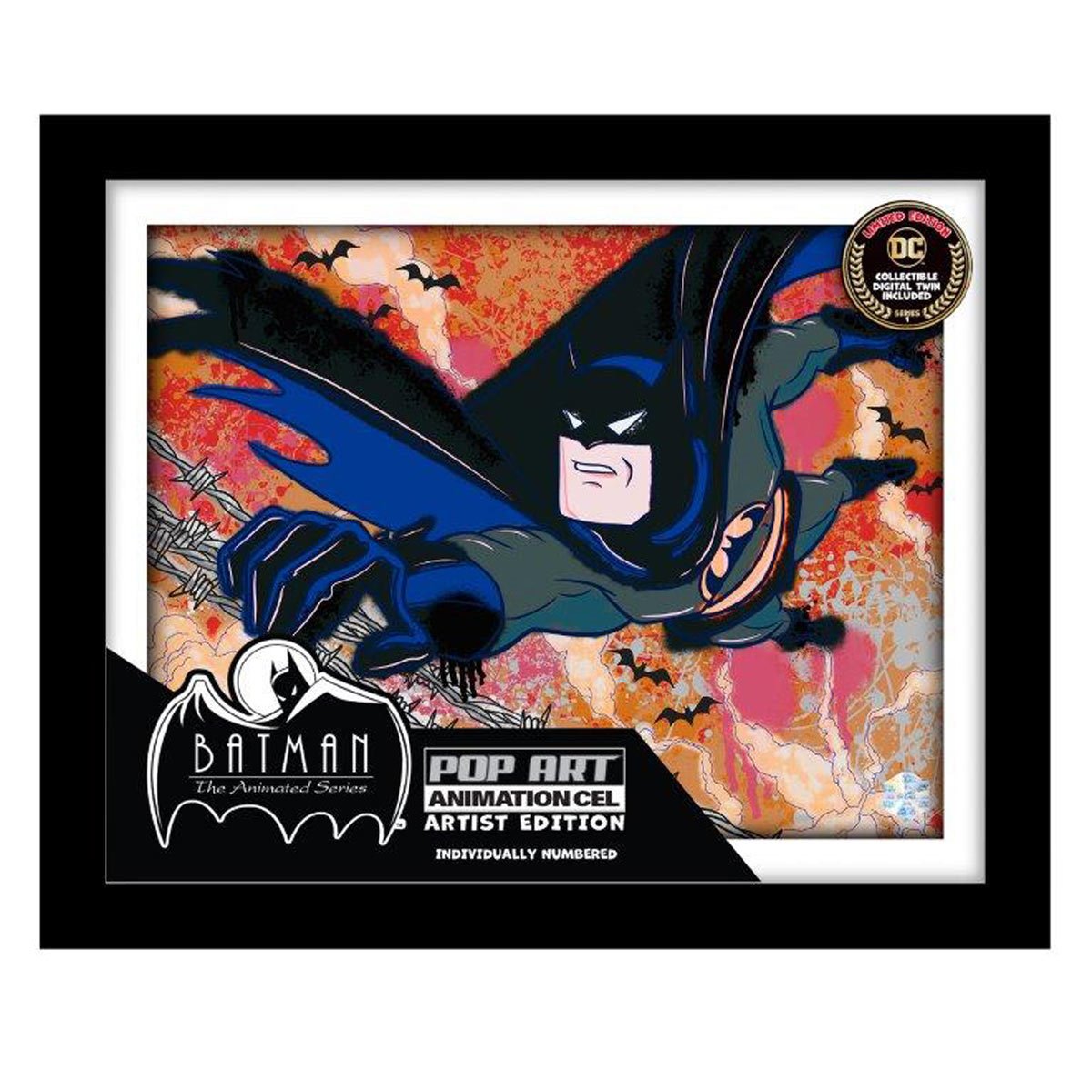 Batman: The Animated Series Animation Cel Framed Art Print Case of 6