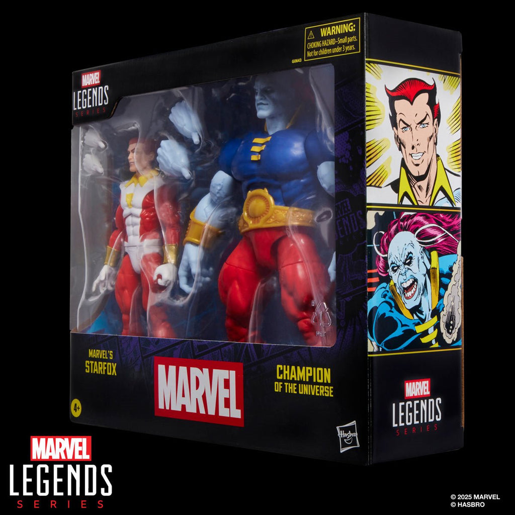 Marvel Legends Starfox and Champion of the Universe 6-Inch Action Figures 2-Pack