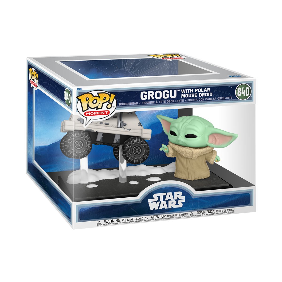 Star Wars: The Mandalorian and Grogu Grogu with Polar Mouse Droid Funko Pop! Moment #840