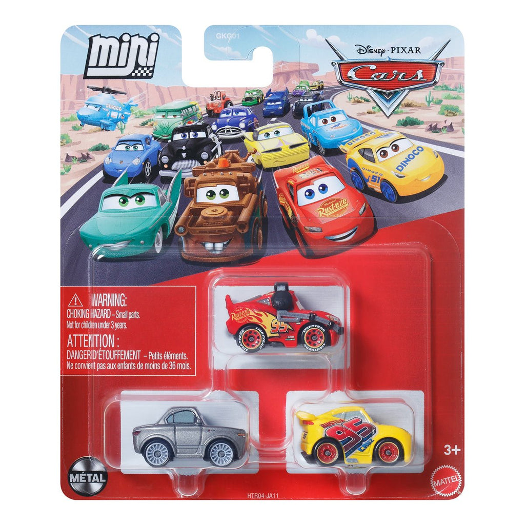 Cars Mini Racers 3-Pack 2026 Mix 2 Case of 6