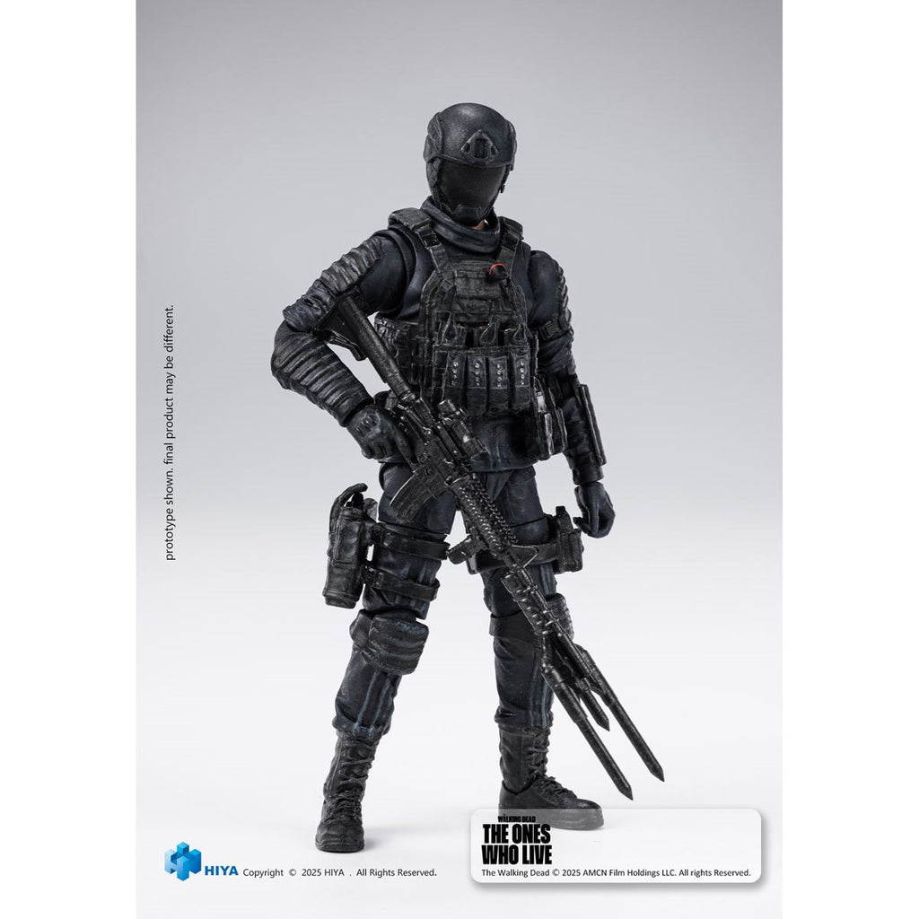 The Walking Dead The Ones Who Lived CRM Soldier Exquisite Mini Series 1:18 Scale Action Figure