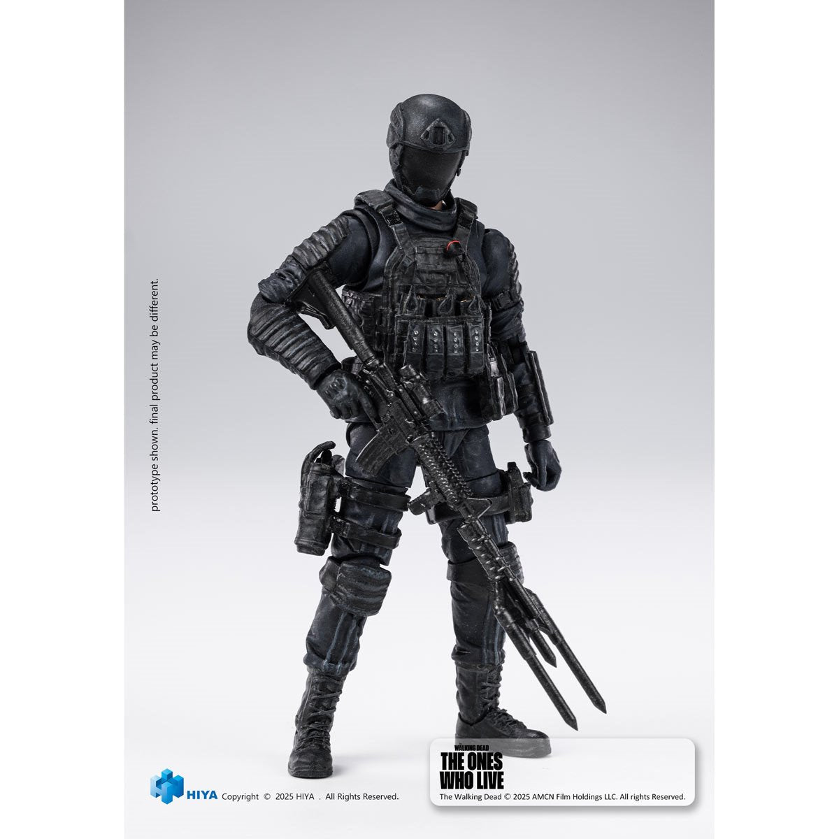 The Walking Dead The Ones Who Lived CRM Soldier Exquisite Mini Series 1:18 Scale Action Figure