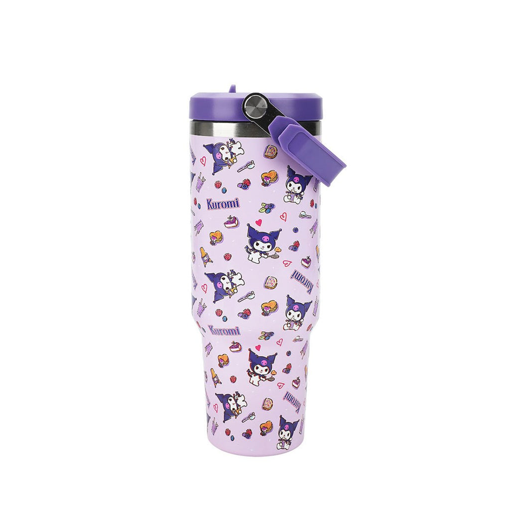Kuromi All Over Print 40 oz. Stainless Steel Tumbler with Handle