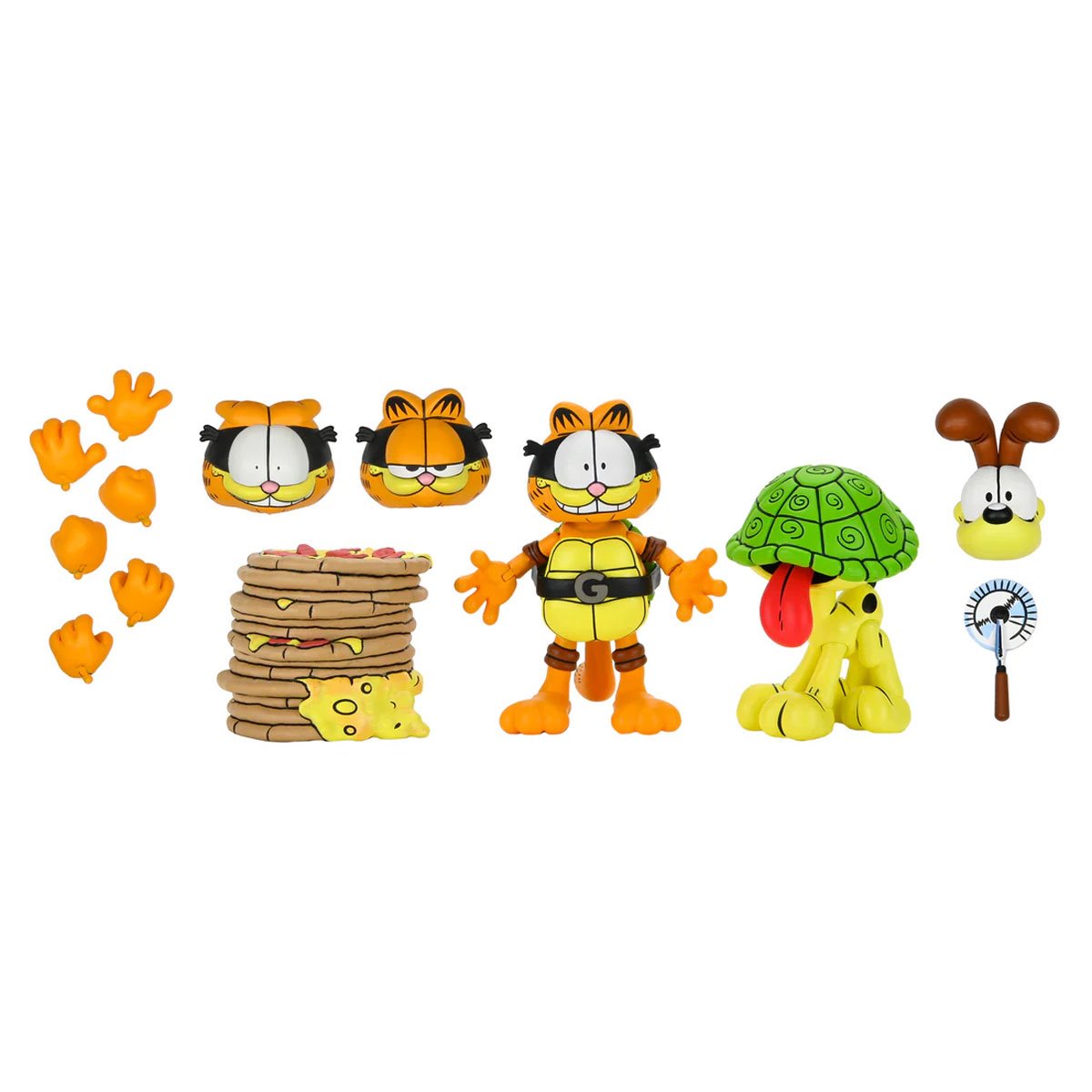 Teenage Mutant Ninja Turtles Archie Comics x Garfield Ultimate Garfello with Odie 7-Inch Scale Action Figure