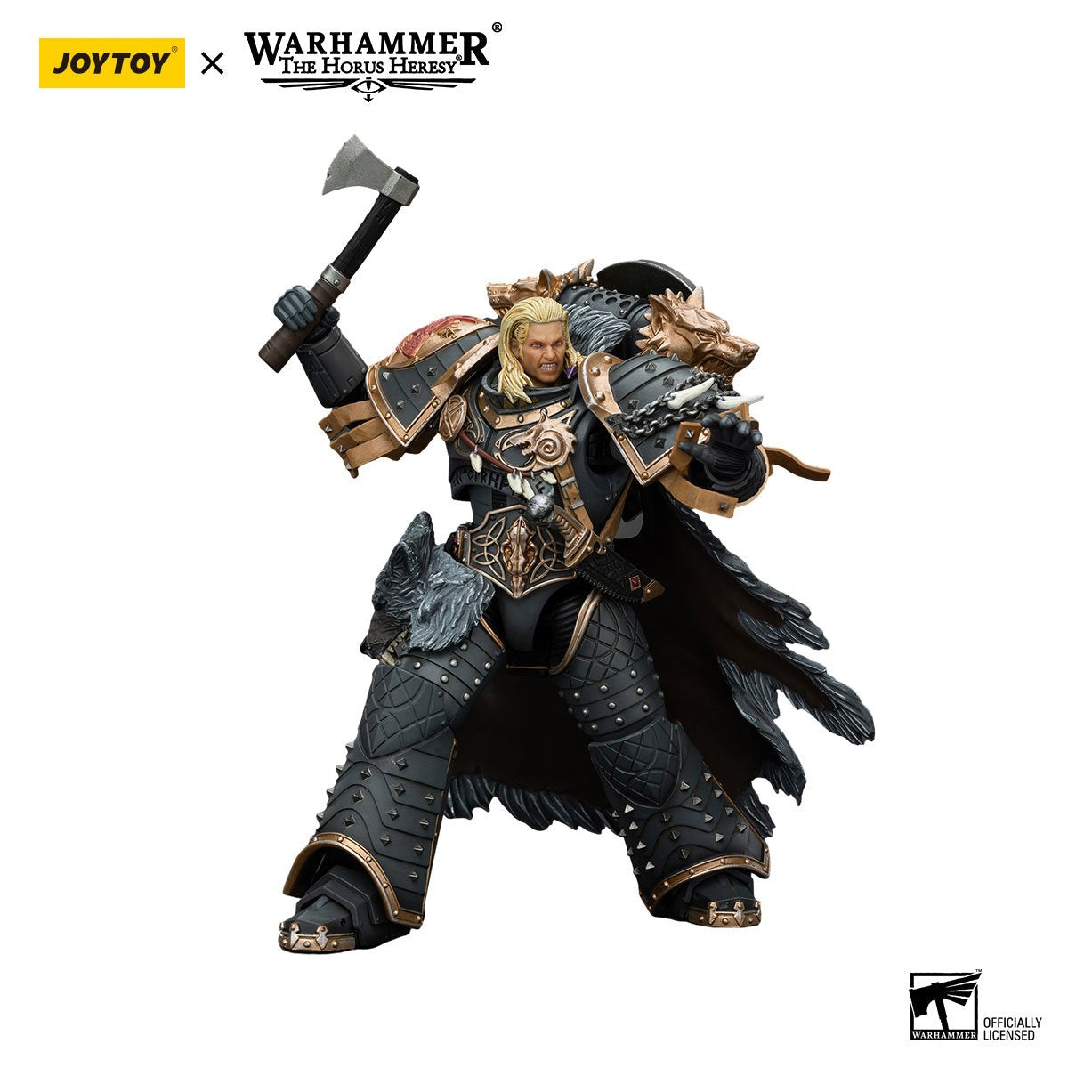 Joy Toy Warhammer The Horus Heresy Space Wolves Leman Russ Primarch of the VIth Legion 1:18 Scale Action Figure