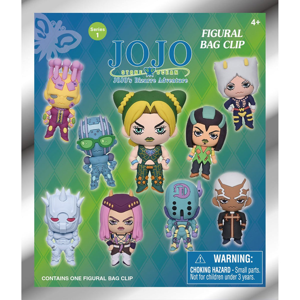 JoJos Bizarre Adventure: Stone Ocean 3D Foam Bag Clip Display Case of 24