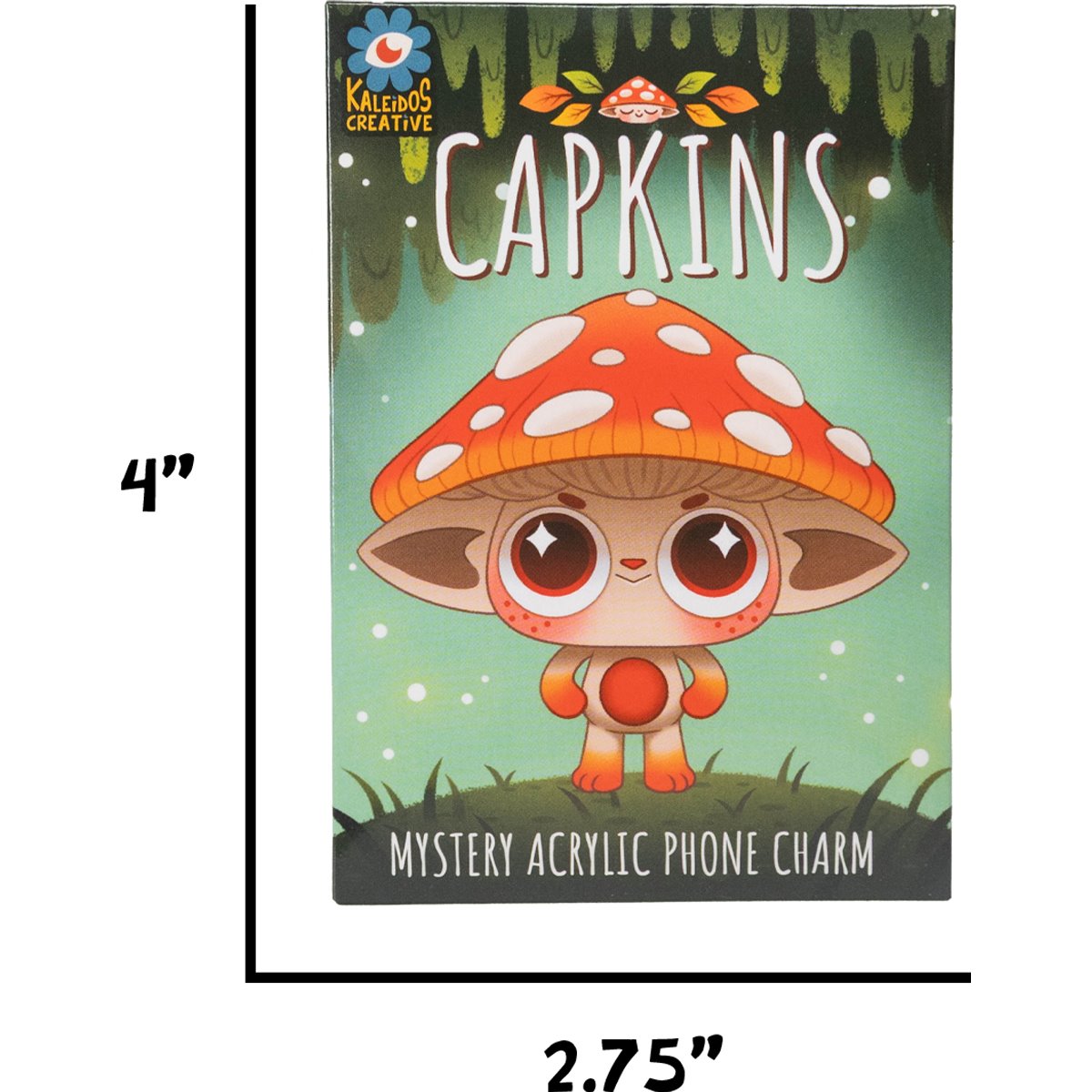 Capkins Mystery Bag Acrylic Phone Charm Case of 12