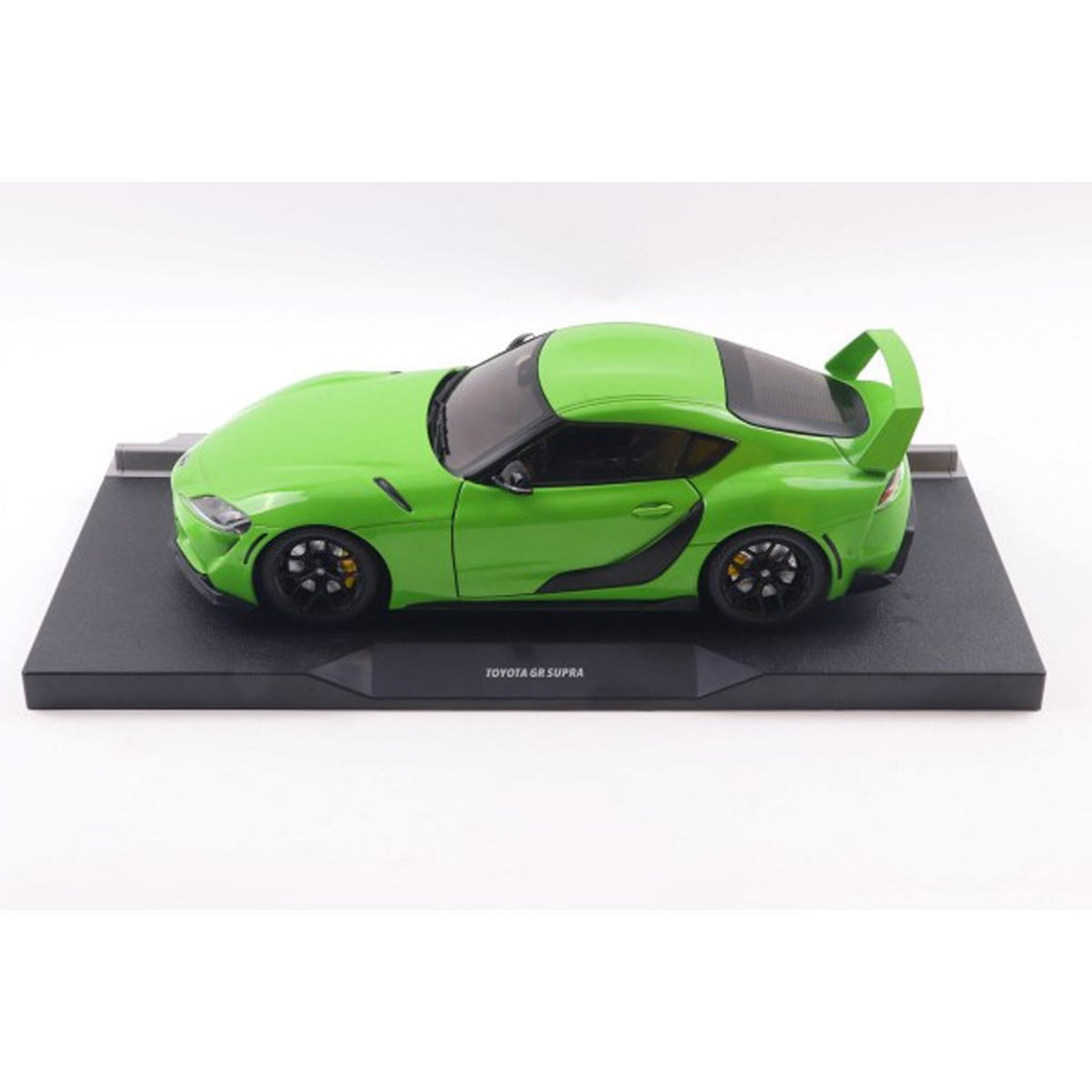 2023 Toyota GR Supra Streetfighter Edition Bright Green 1:18 Scale Die-Cast Metal Vehicle