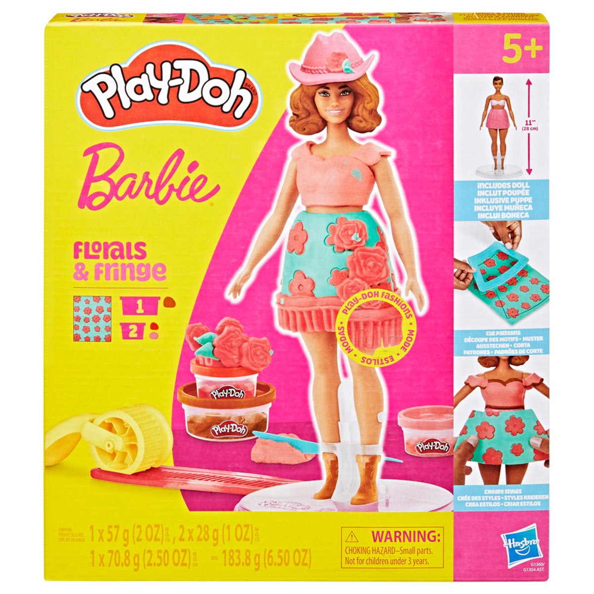 Barbie Play-Doh Florals and Fringe Set