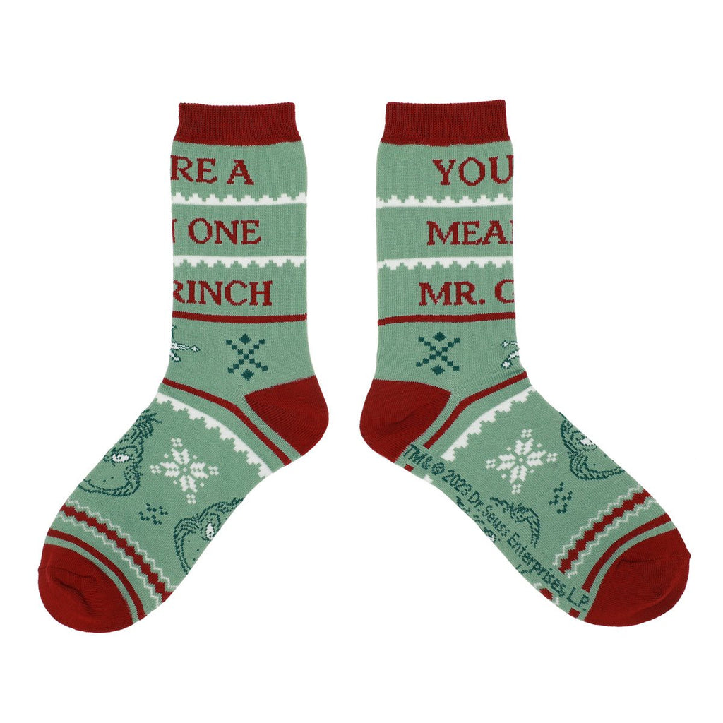 Dr. Seuss The Grinch Women's Crew Sock 5-Pack