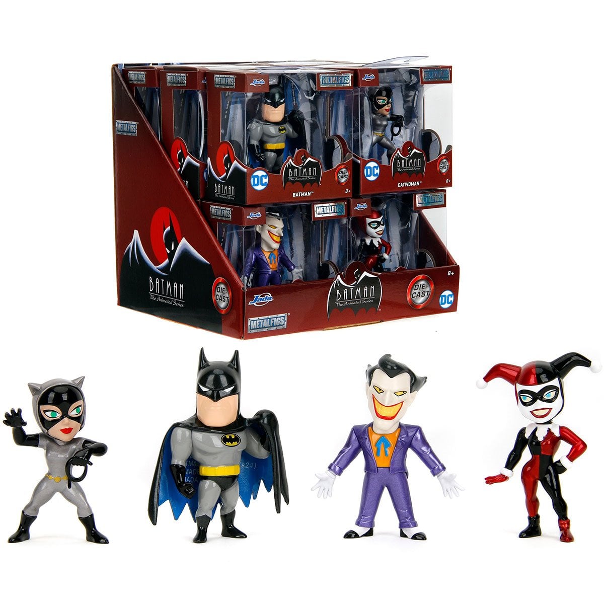 DC Batman: The Animated Series Wave 2 Series 2 MetalFigs 2 1/2-Inch Die-Cast Metal Mini-Figure Set of 4
