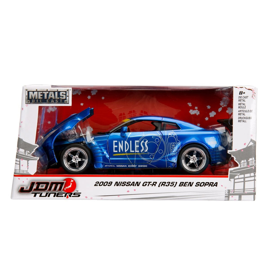 JDM Tuners 2009 Nissan GT-R R35 Ben Sopra 1:24 Scale Die-Cast Metal Vehicle
