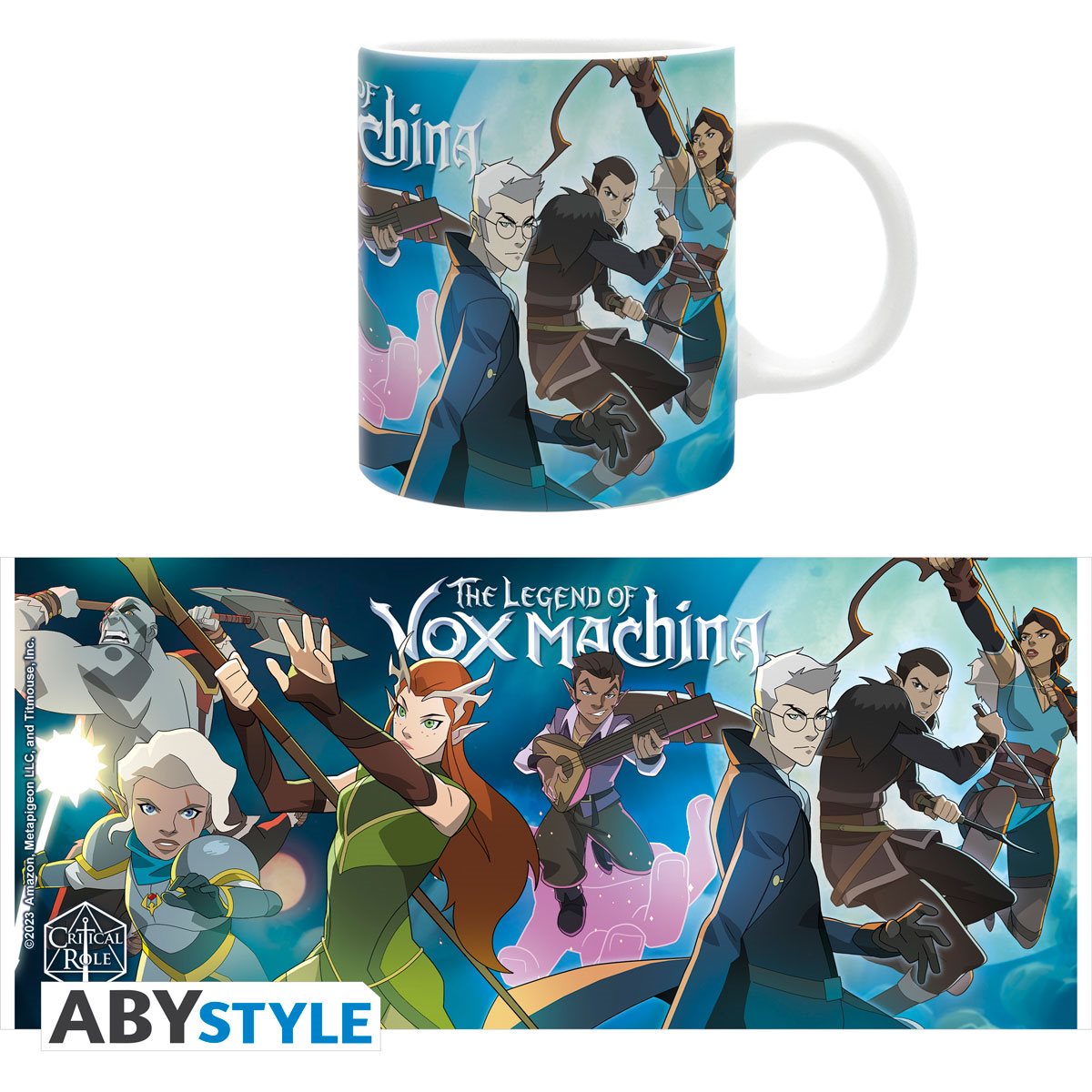 Critical Role: The Legend of Vox Machina Group 11oz. Mug