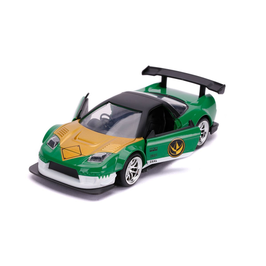 Mighty Morphin Power Rangers Green Ranger 2002 Honda NSX 1:32 Scale Die-Cast Metal Vehicle
