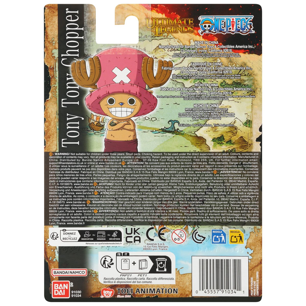 One Piece Ultimate Legends Tony Tony Chopper Action Figure