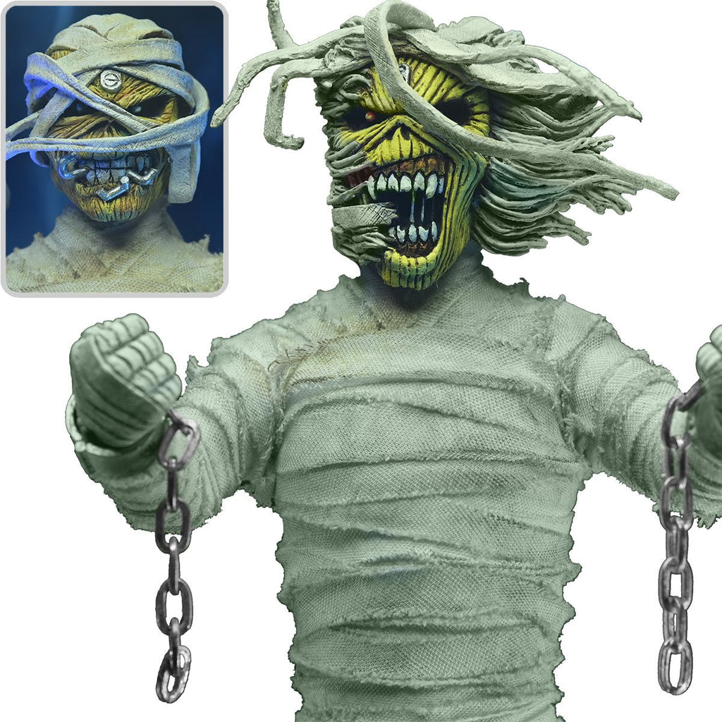Iron Maiden Powerslave Mummy Eddie 8-Inch Clothed Action Figure