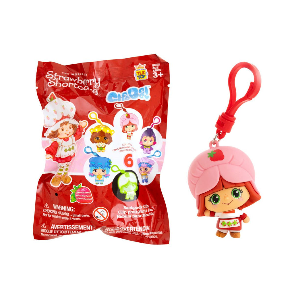 Strawberry Shortcake 2 1/2-Inch CheeBee Key Chain Random 6-Pack