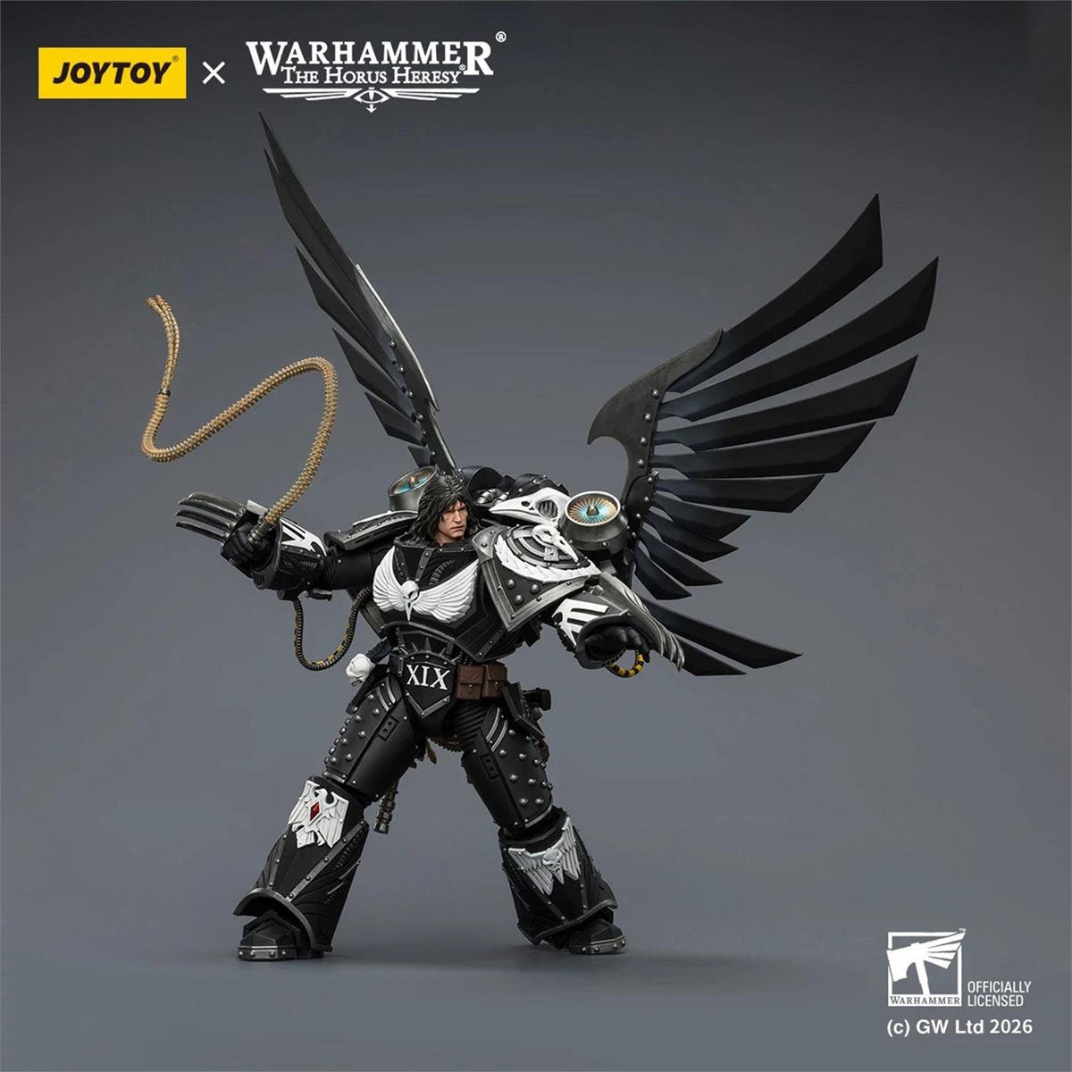 Joy Toy Warhammer The Horus Heresy Raven Guard Corvus Corax Primarch Of The XIX Legion 1:18 Scale Action Figure
