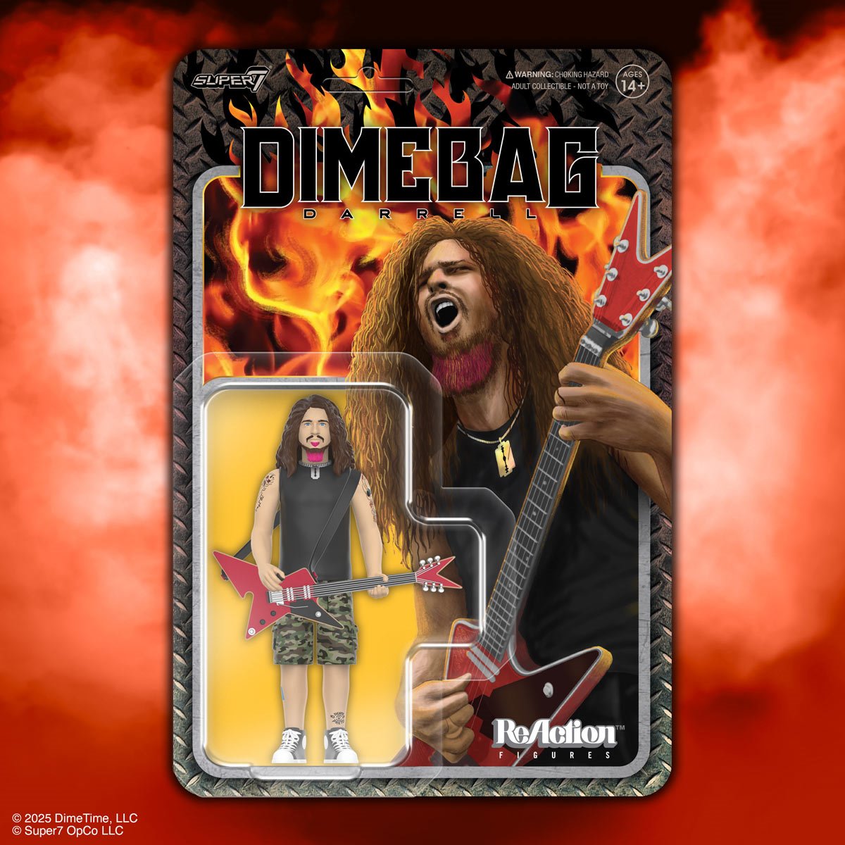 Dimebag Darrell Culprit 3 3/4-Inch ReAction Figure