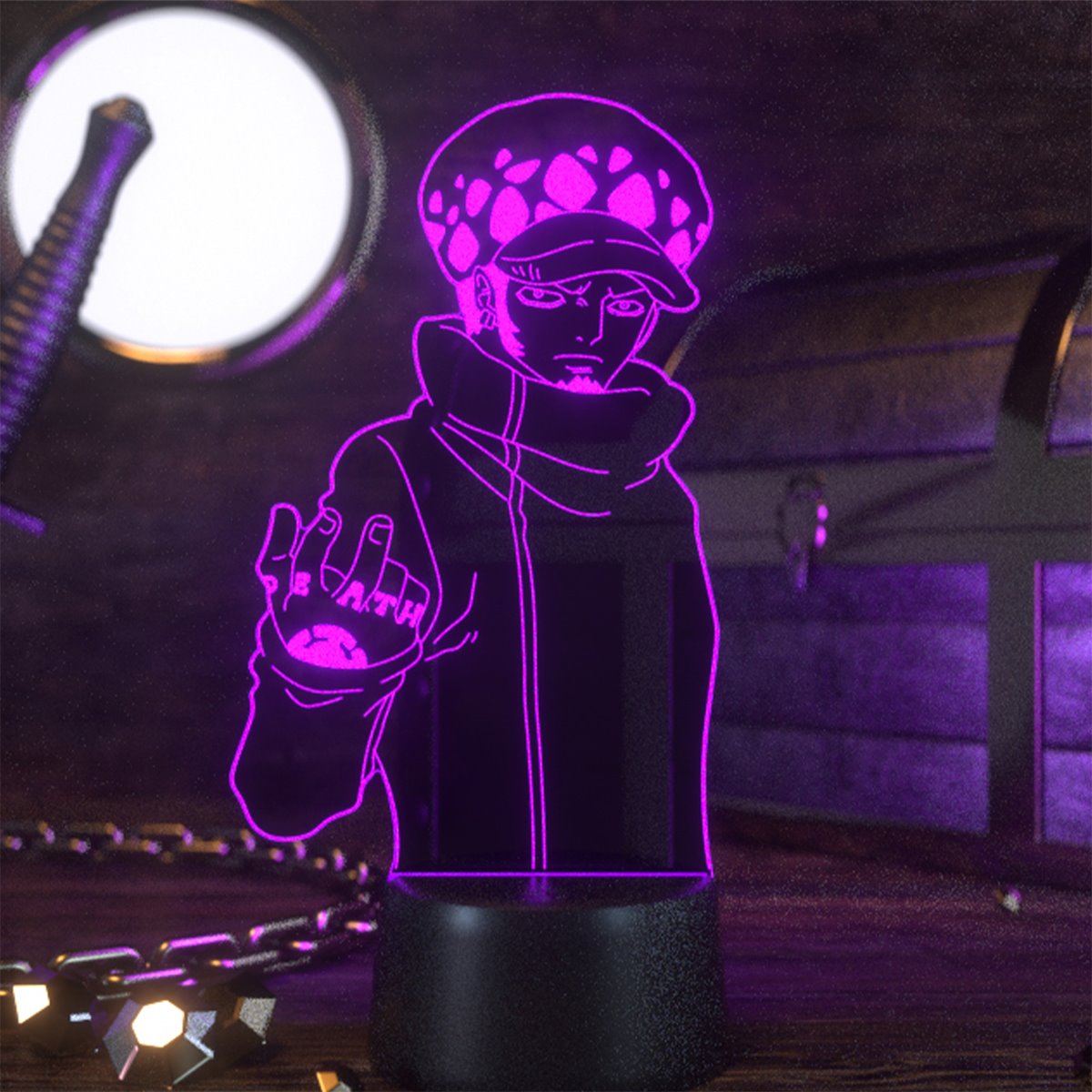 One Piece Law Otaku Lamp