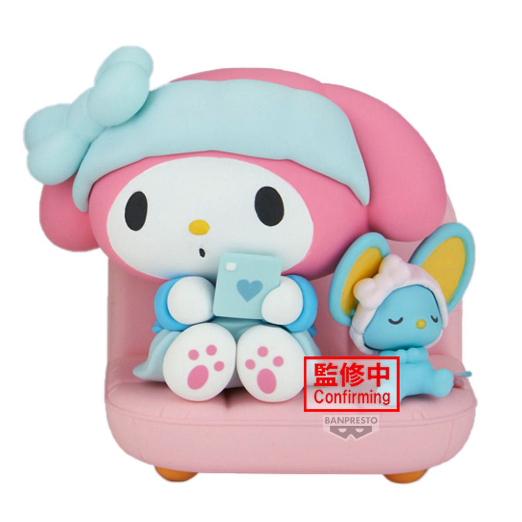 Sanrio My Melody Nakayoshi Memories Relaxing Time at Home Statue