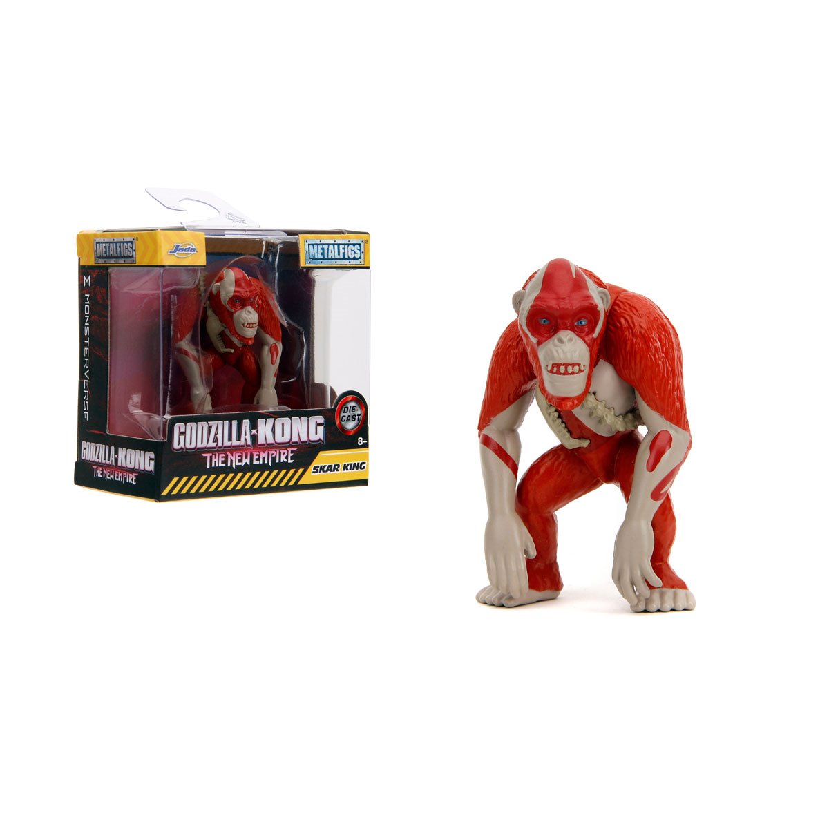 Godzilla x Kong Wave 1 MetalFigs 2 1/2-Inch Die-Cast Metal Mini-Figure Half Case