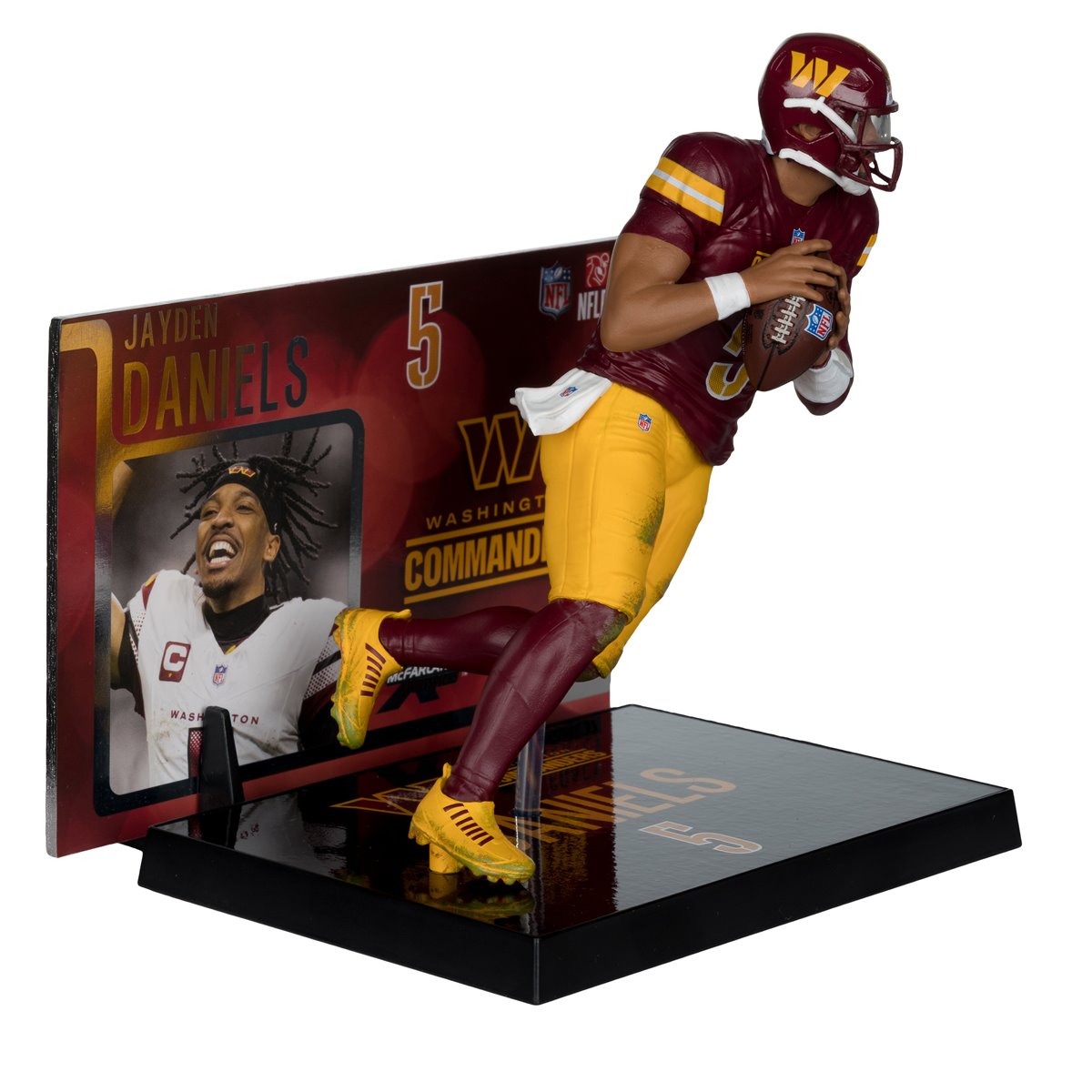 NFL SportsPicks 2025 Washington Commanders Jayden Daniels 7-Inch Scale Posed Figure