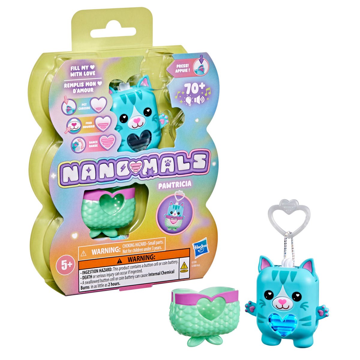 Nano-mals Pawtricia the Blue Kitty Electronic Pet Cat