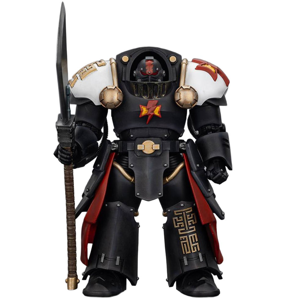 Joy Toy Warhammer The Horus Heresy White Scars Ebon Keshig Terminator 2 with Power Glaive 1:18 Scale Action Figure