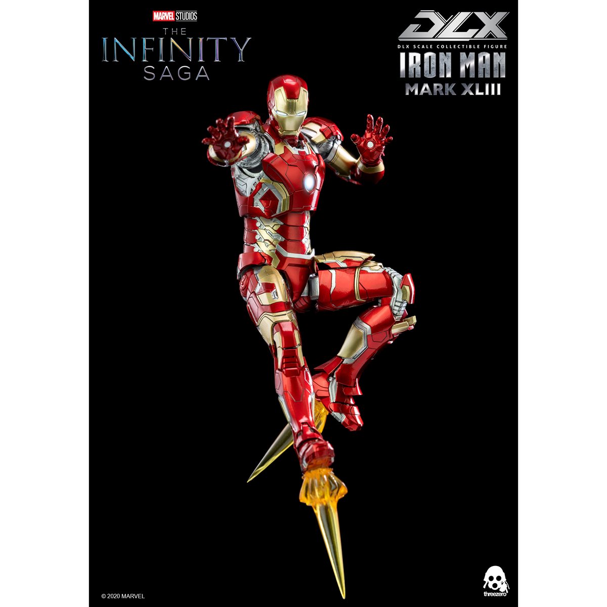Avengers: Infinity Saga Iron Man Mark 43 DLX 1:12 Scale Action Figure