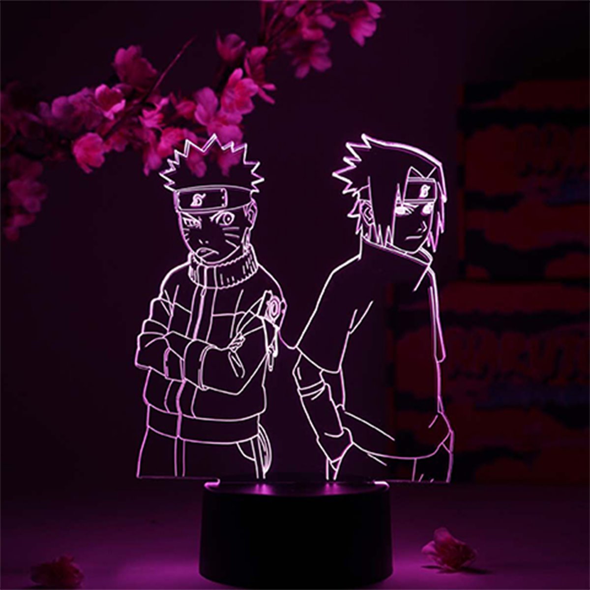 Naruto: Shippuden Naruto and Sasuke Young Otaku Lamp