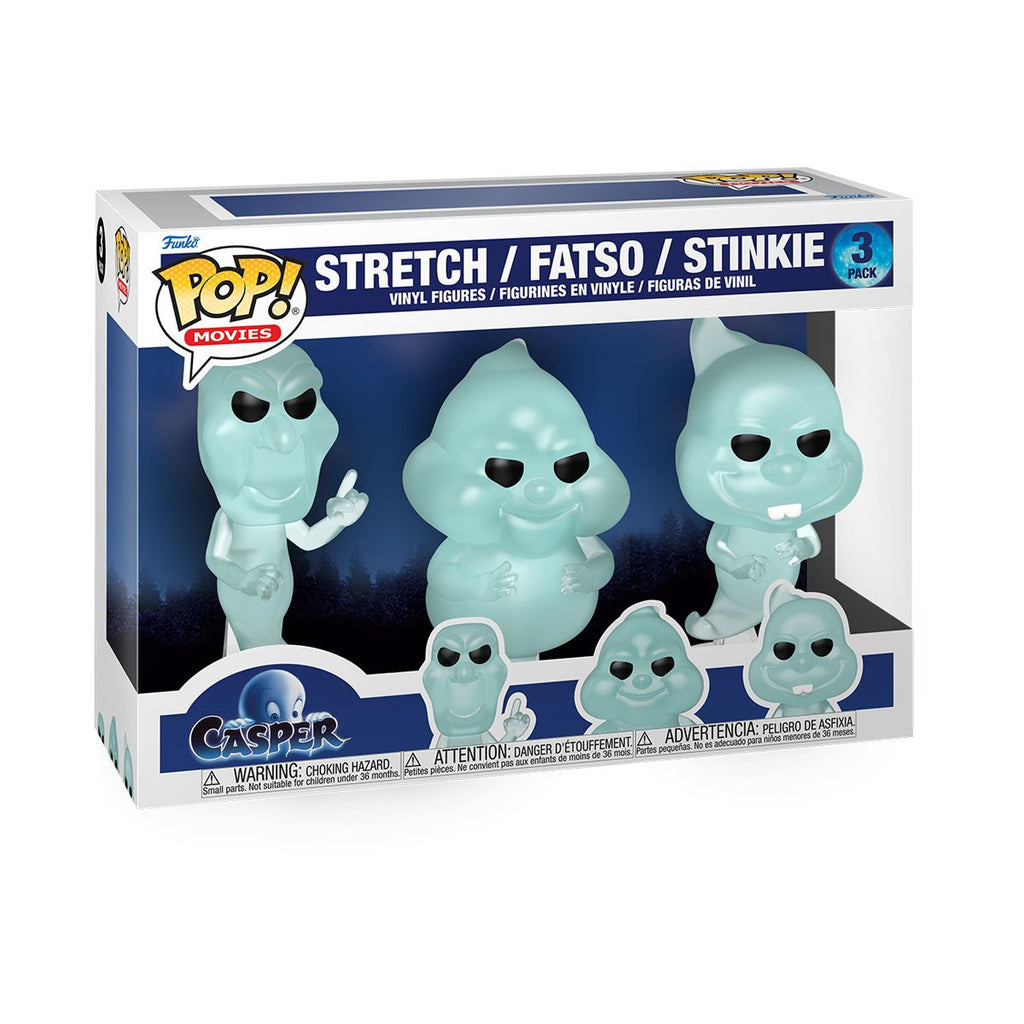 Casper 30th Anniversary Stretch Fatso Stinkie Funko Pop! Vinyl Figure 3-Pack