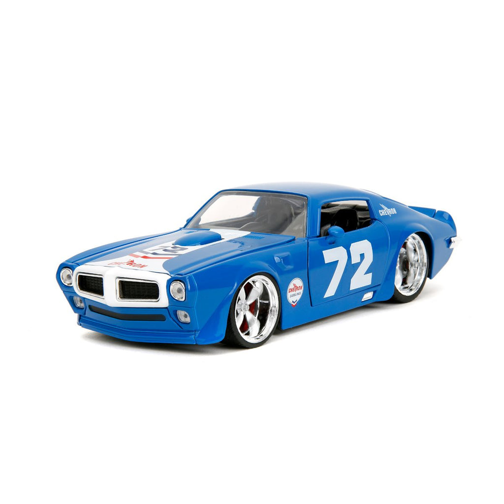 Bigtime Muscle 1972 Pontiac Firebird Blue 1:24 Scale Die-Cast Metal Vehicle