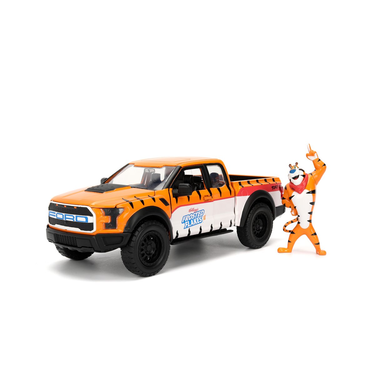 Hollywood Rides Kellogg's 2017 Ford F-150 Raptor 1:24 Scale Die-Cast Metal Vehicle with Tony the Tiger Figure