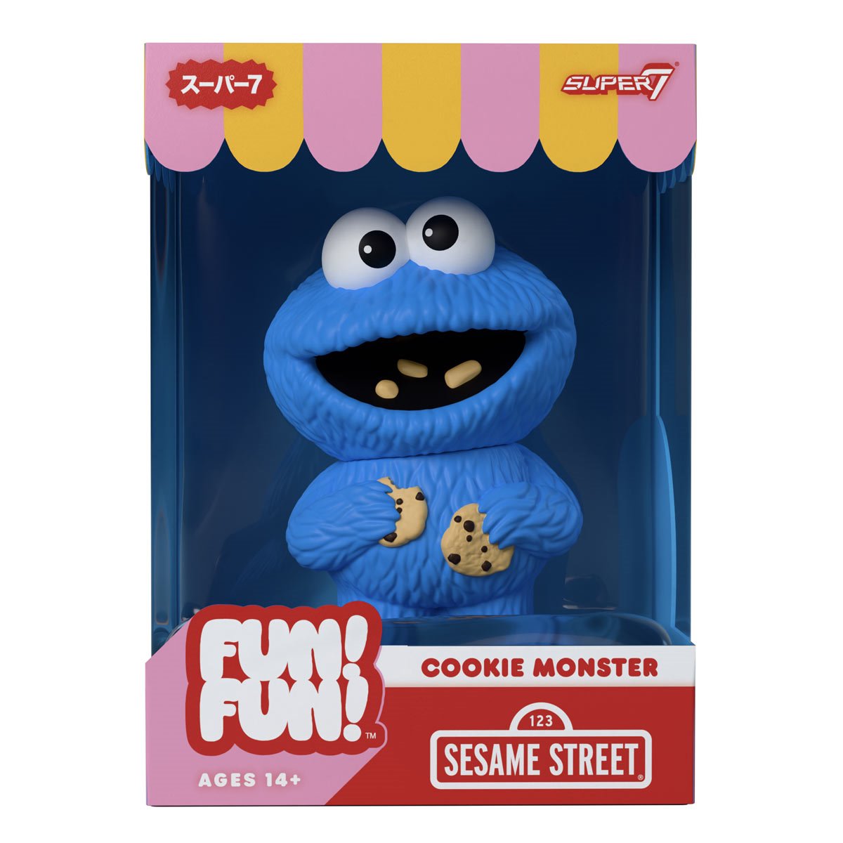 Sesame Street Cookie Monster FUN! FUN! Vinyl Figure