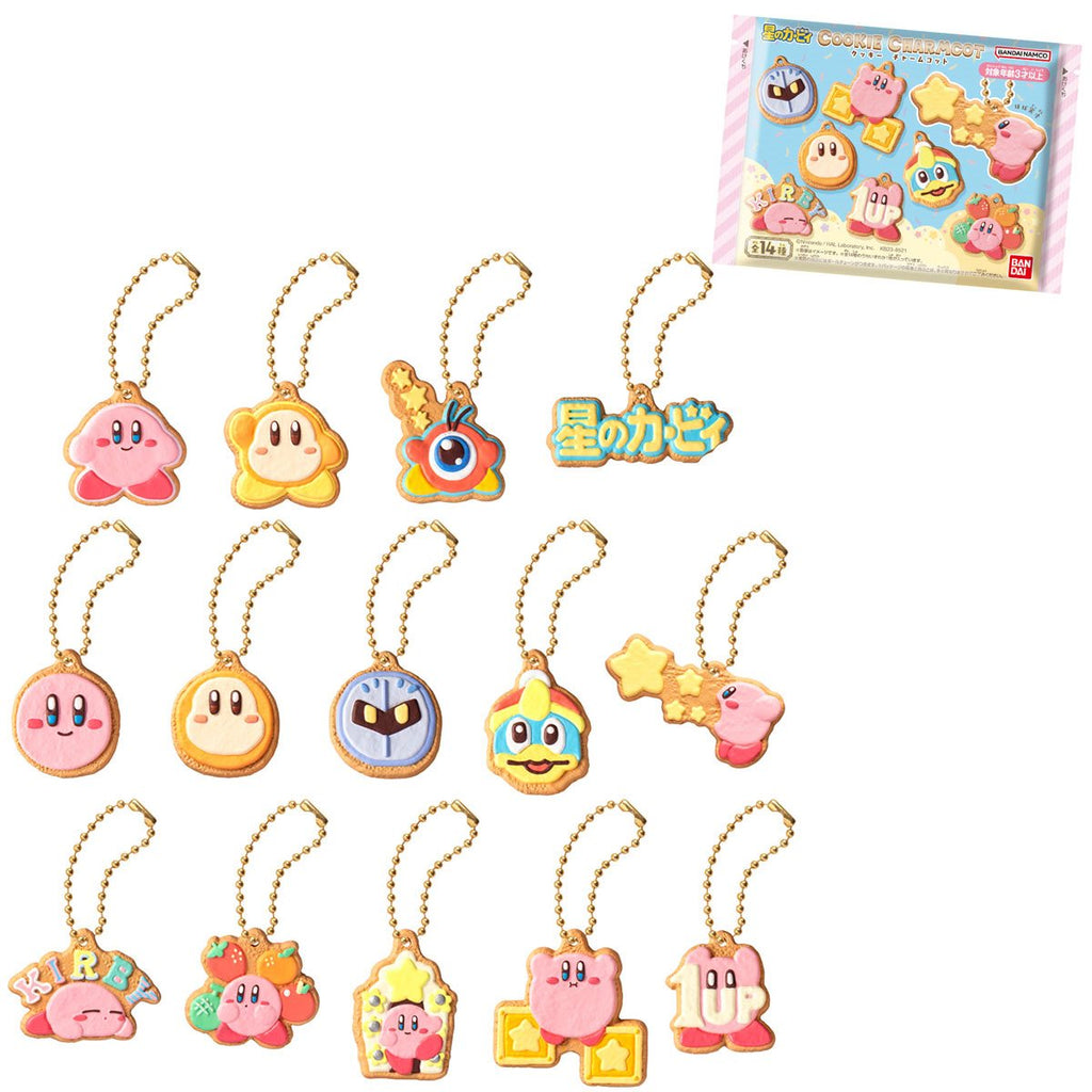 Kirby Cookie Charm Charmcot Blind Bag Key Chain Display Box of 14 - Reissue