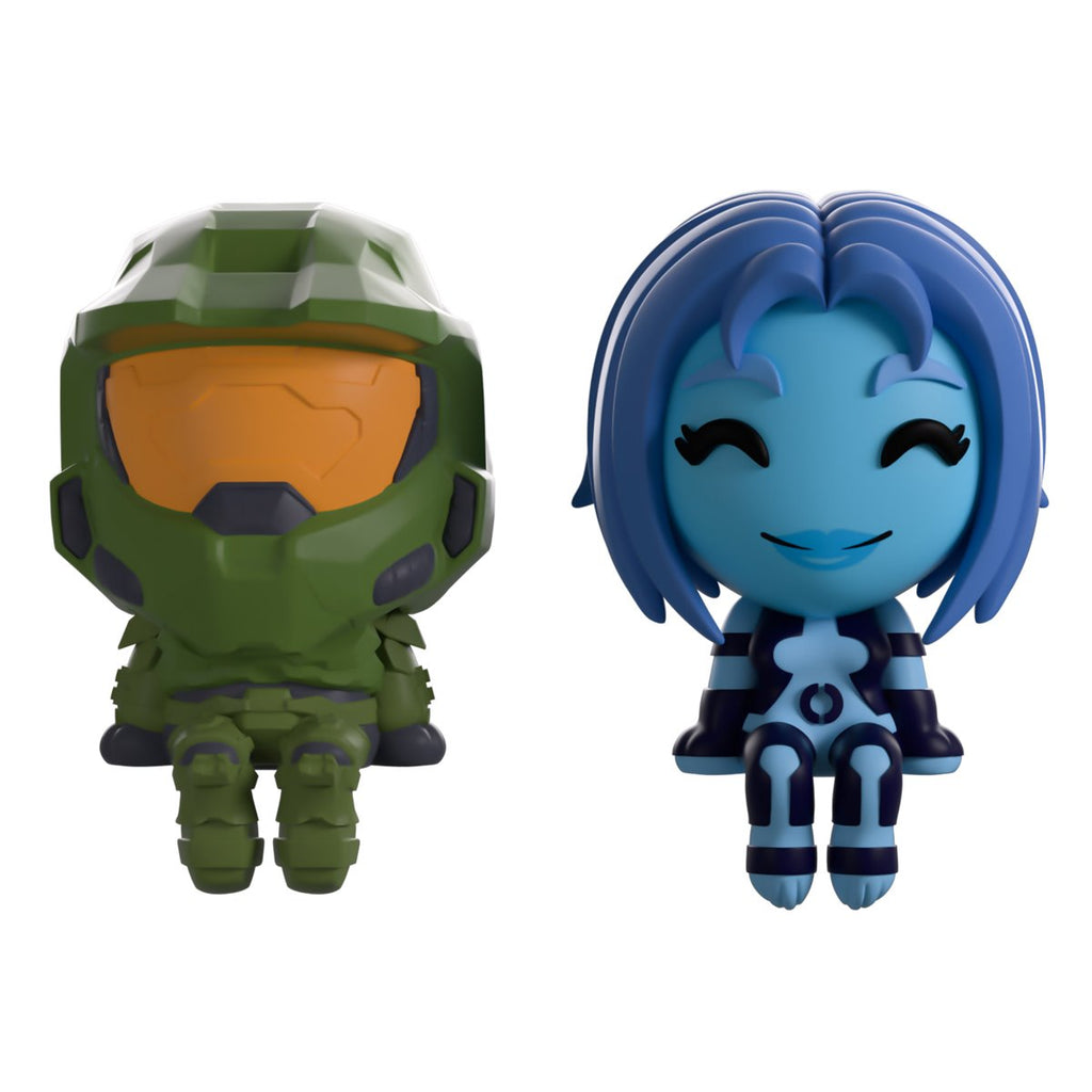 Halo Collection The Master Chief and Cortana Monitor Buddiez Vinyl Figure 2-Pack #8