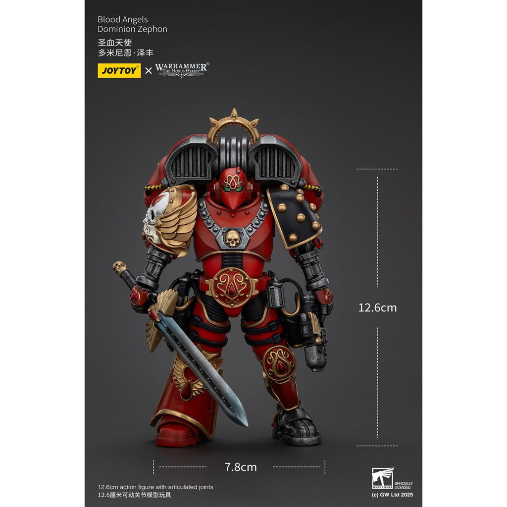 Joy Toy Warhammer The Horus Heresy Blood Angels Dominion Zephon 1:18 Scale Action Figure