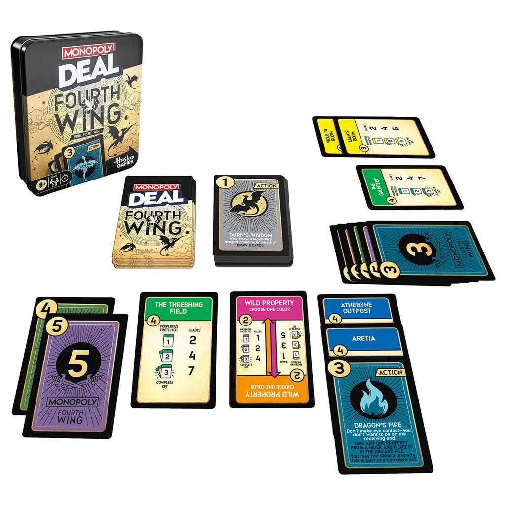 Fourth Wing Edition Monopoly Deal Game