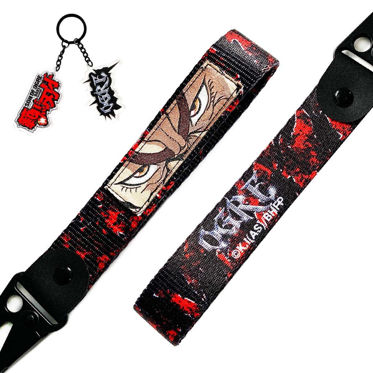 Baki the Grappler Yujiro Hanma Keystrap