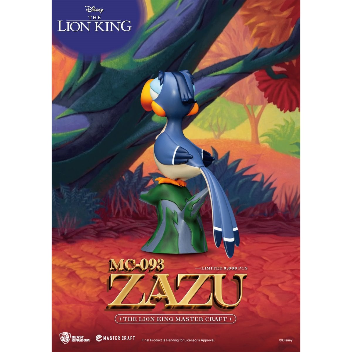 The Lion King Zazu MC-093 Master Craft Statue