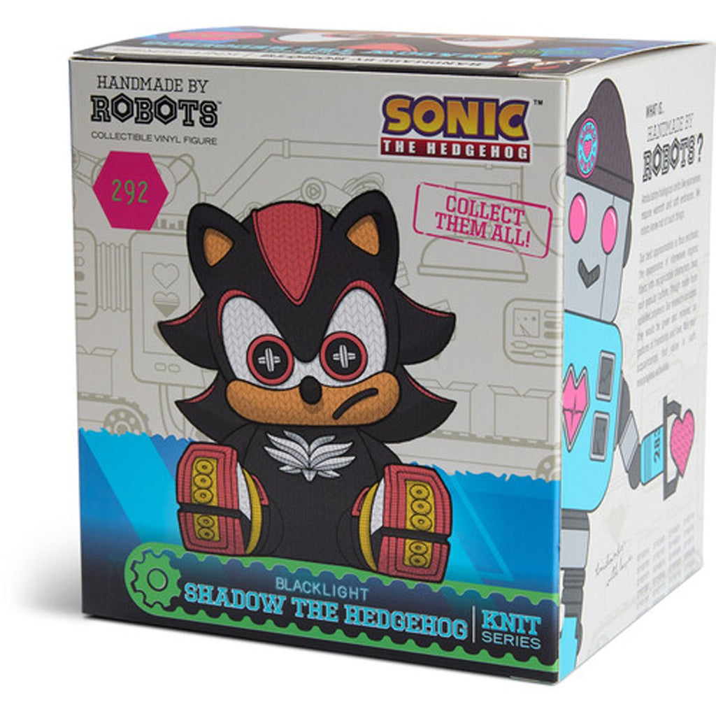 Sonic the Hedgehog Shadow #292 Blacklight Handmade By Robots Vinyl Figure