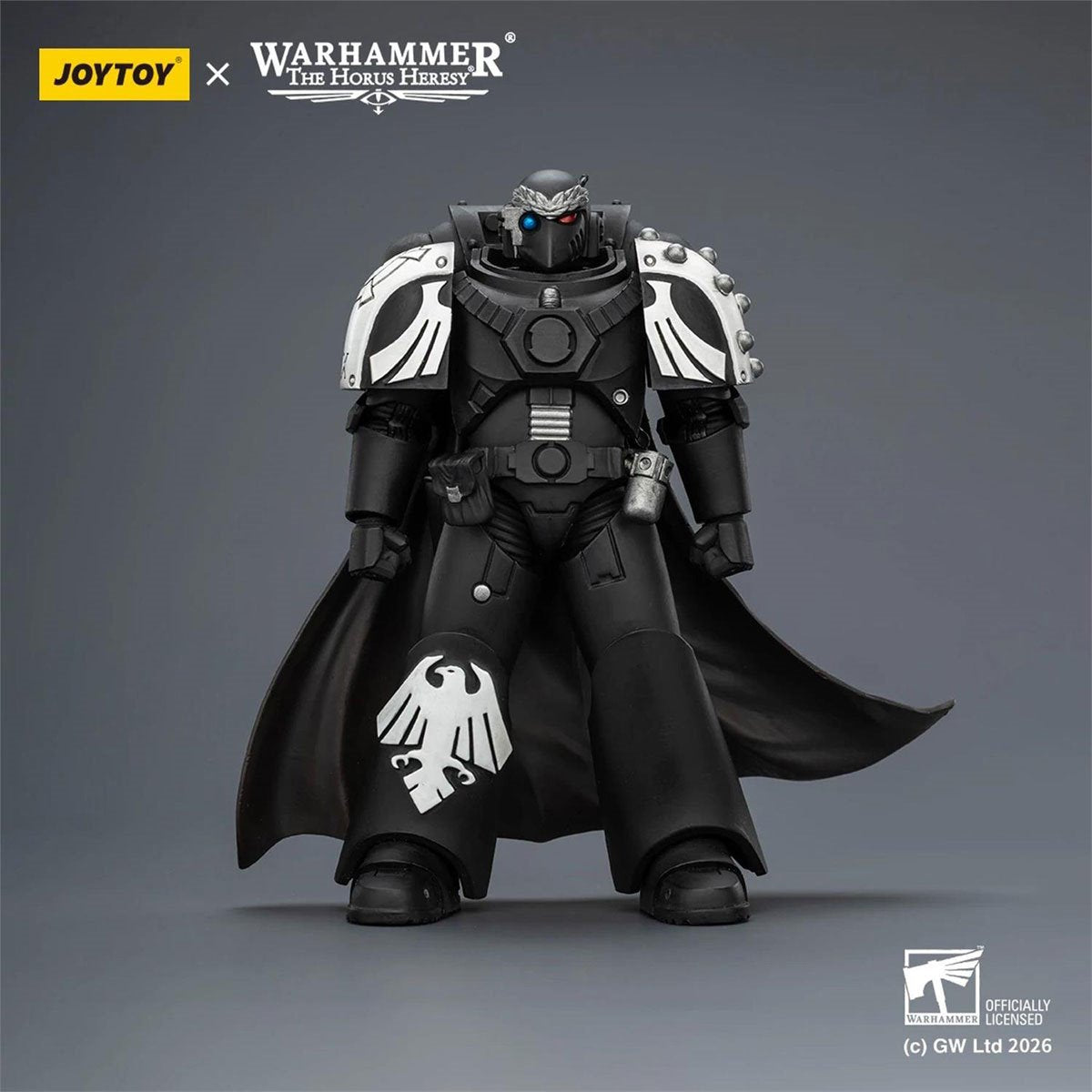 Joy Toy Warhammer The Horus Heresy Raven Guard Mor Deythan With Nemesis Bolt Rifle 1:18 Scale Action Figure